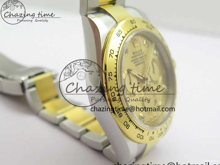 116508 SA4130 YG Case Best SS Bracelet YG Noob SS Dial Crystal 904L Daytona YG 1:1 Edition and 0109